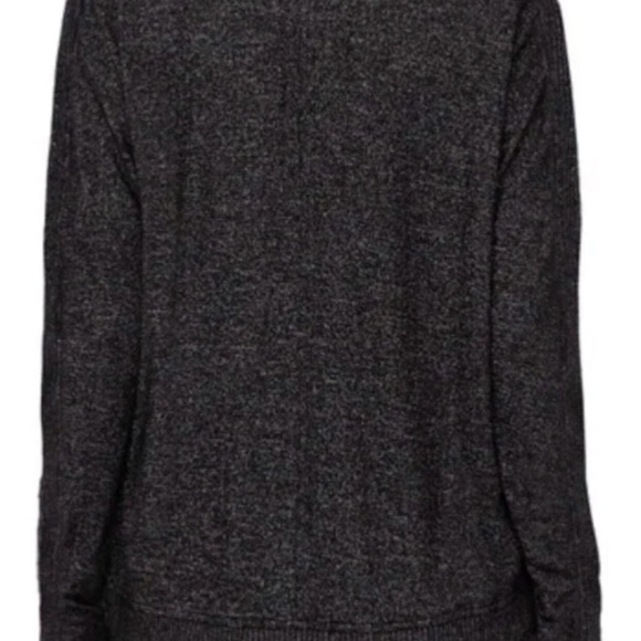 Buffalo David Bitton Ladies' Soft Cozy V-Neck Long Sleeve Top BLACK - Picture 2 of 10